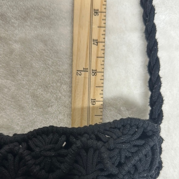 Rip Curl Black Crossbody Bag with Fringe Accents - Picture 11 of 11